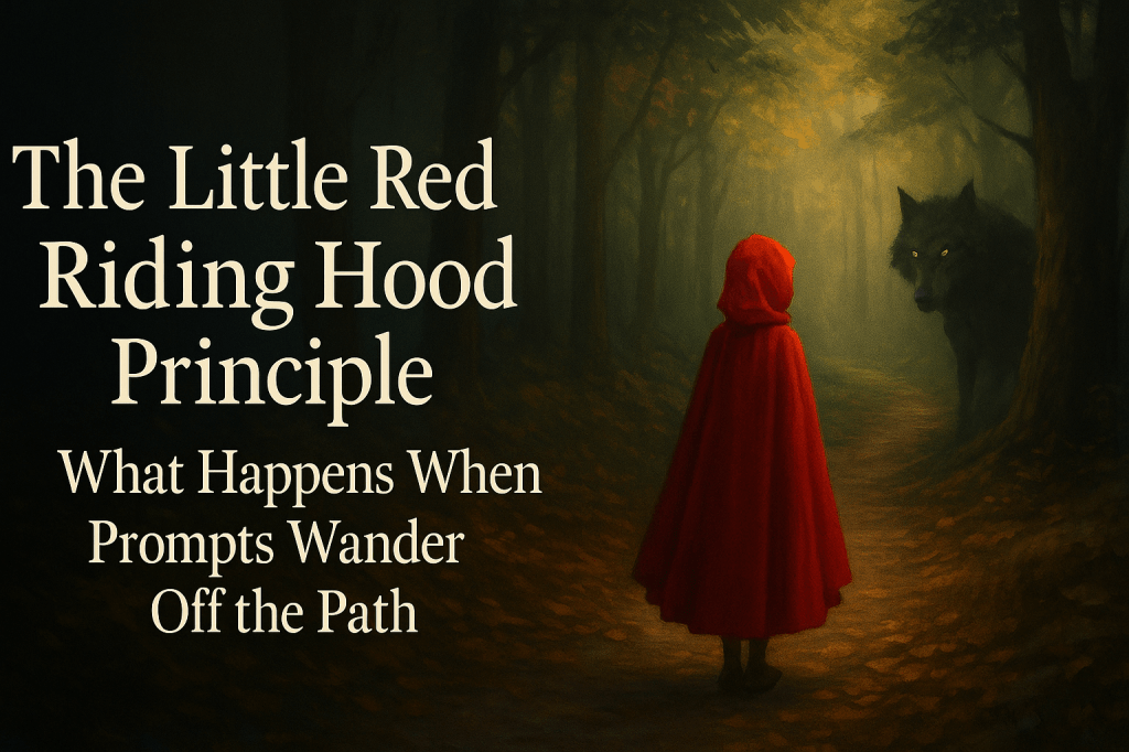 The Little Red Riding Hood Principle: What Happens When Prompts Wander Off the&nbsp;Path